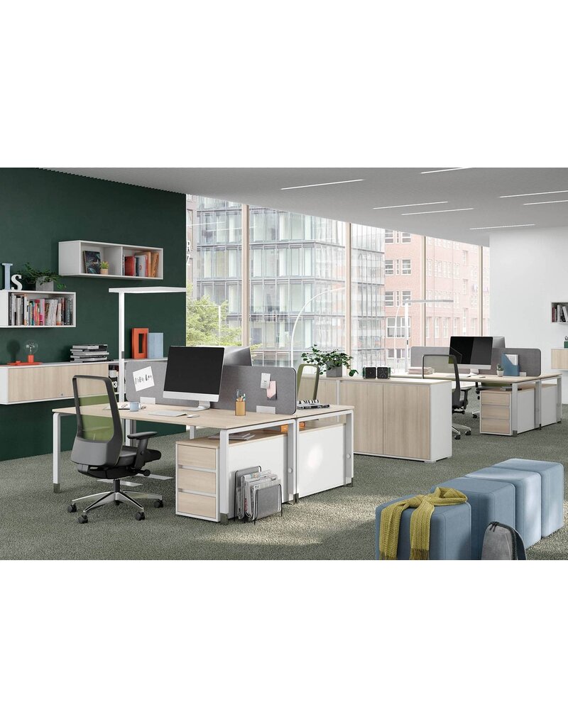 Palmberg Palmberg  Pensum U in hoogte instelbaar bureau