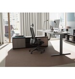 Palmberg Palmberg  Crew T zit-sta bureau met vast dressoir