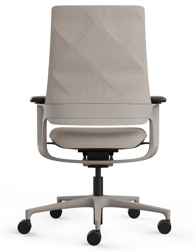 Klöber Klober Connex taupe bureaustoel met netrug