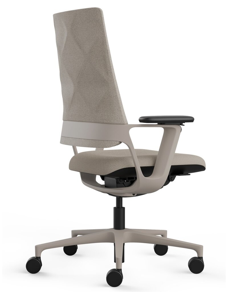 Klöber Klober Connex taupe bureaustoel met netrug