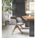 Quinti Quinti Deep stoel met houten poten