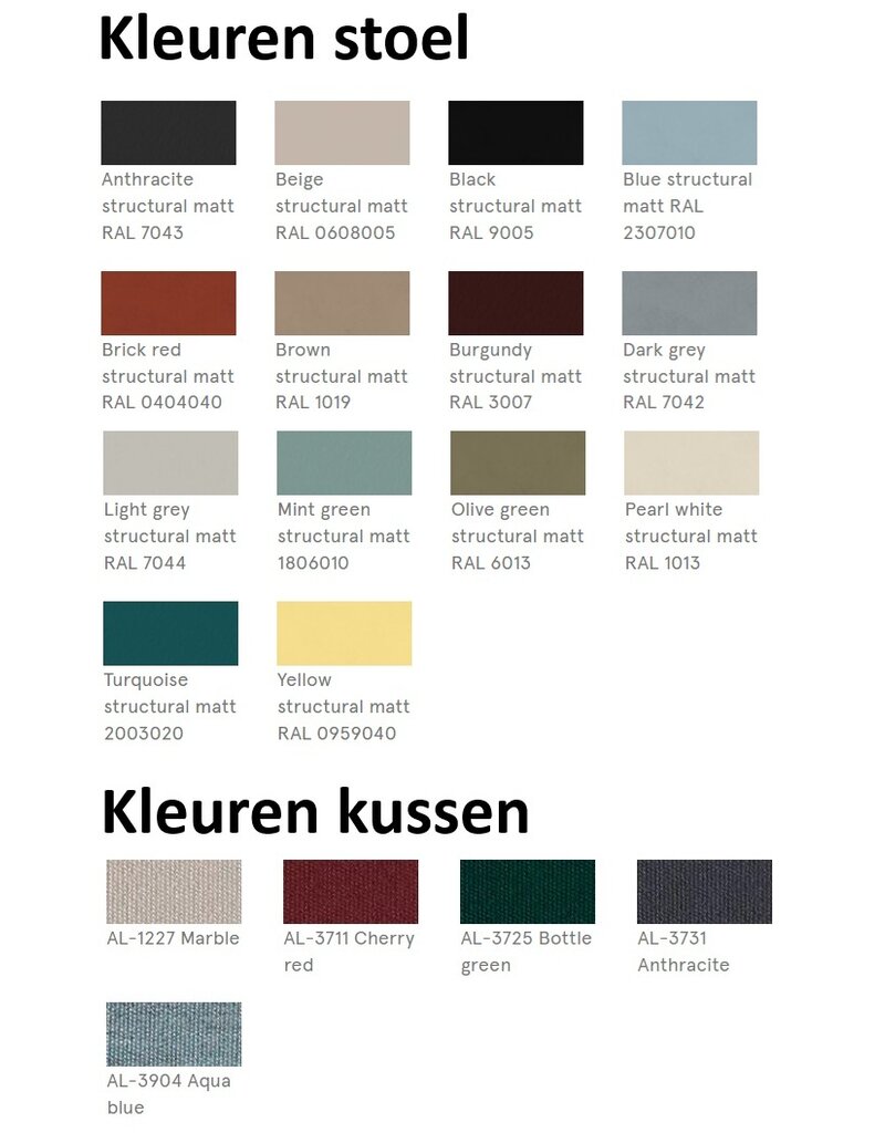 MDD MDD Flaner stapelbare tuinstoel