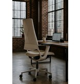 Klöber Klober Connex2 taupe bureaustoel met netrug