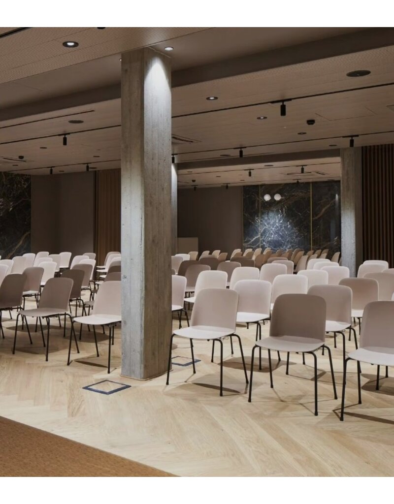 Quinti Quinti Deep Plastic stoel met 4 poten