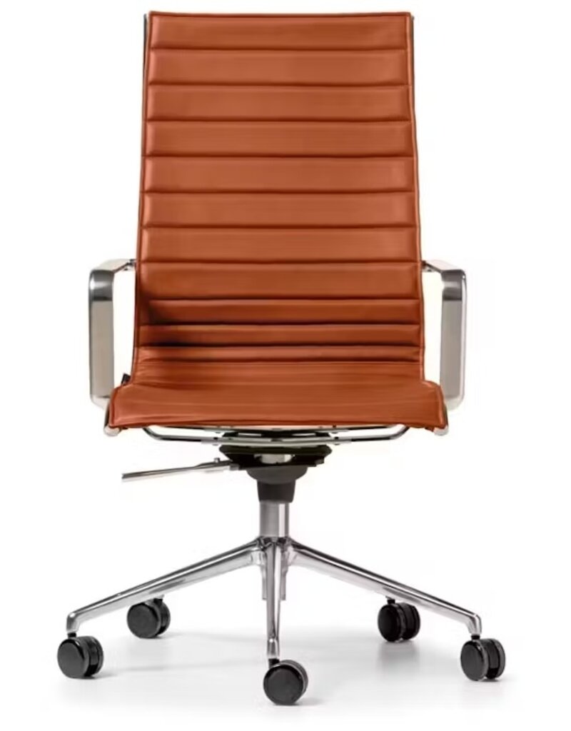 Quinti Quinti Season Slim hoge leren bureaustoel XL