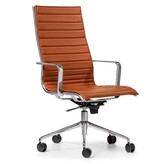 Quinti Quinti Season Slim hoge leren bureaustoel XL