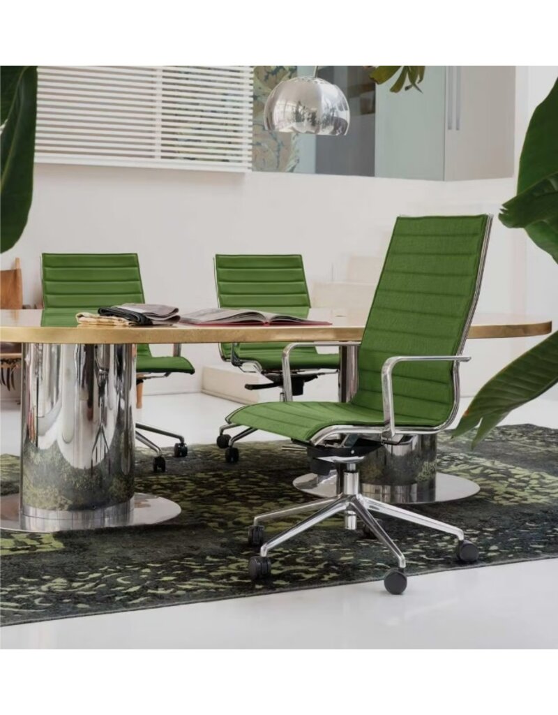 Quinti Quinti Season Slim hoge leren bureaustoel XL