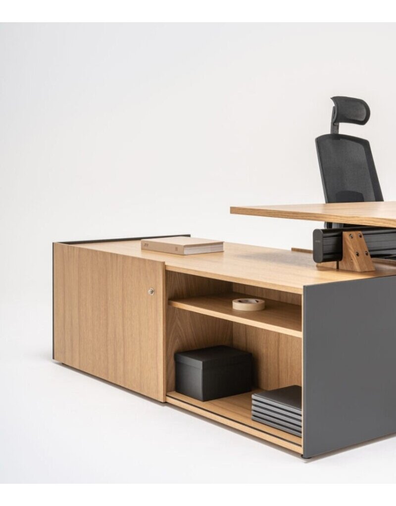 MDD MDD Viga storage bureau (fineer) met ladeblok en dressoir