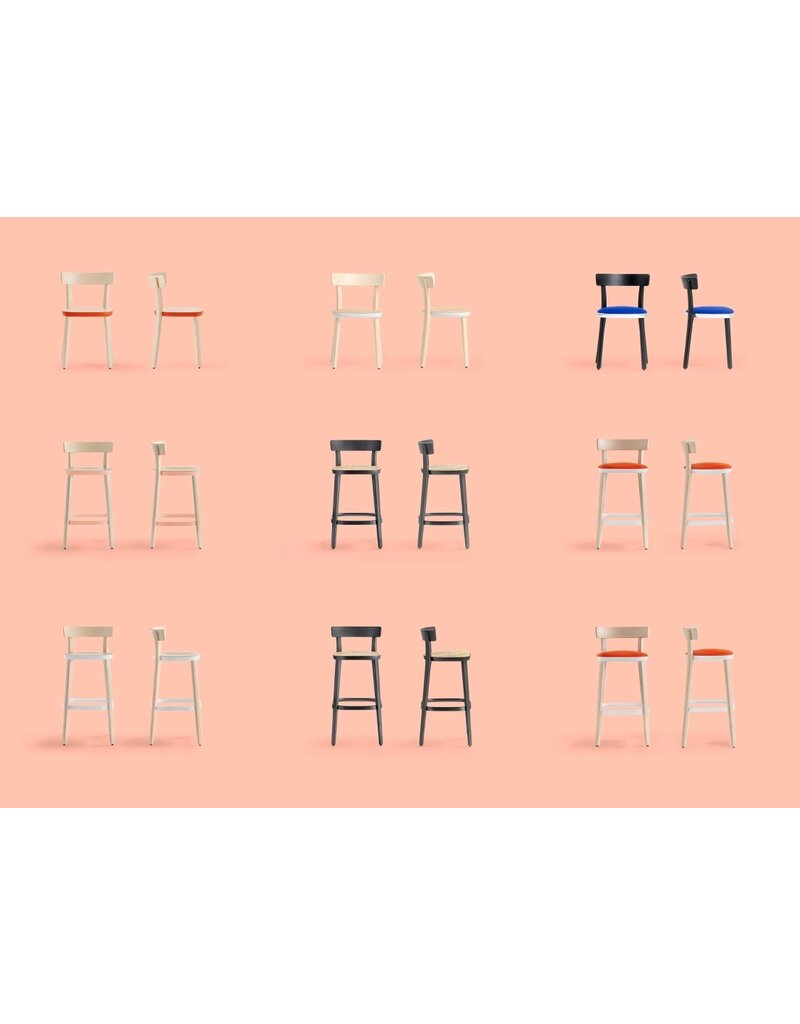 Pedrali Pedrali Folk houten kruk