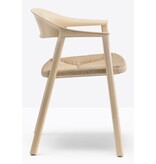 Pedrali Pedrali Héra houten stoel met cellulose touw zitting
