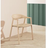 Pedrali Pedrali Héra houten stoel met cellulose touw zitting