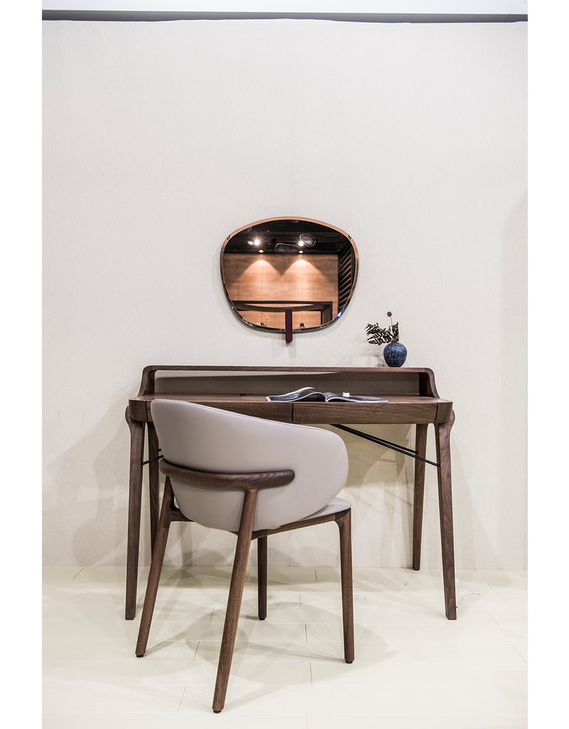 Artisan Artisan Mela houten design eetkamer / restaurantstoel met kussen
