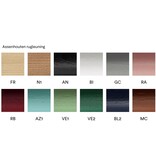 Pedrali Pedrali Jazz houten rugleuning met stoffen zitting