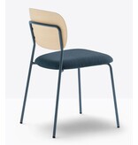 Pedrali Pedrali Jazz houten rugleuning met stoffen zitting