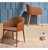 Pedrali Pedrali Laja 2 gestoffeerde fauteuil met aluminium poten