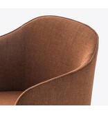 Pedrali Pedrali Laja 2 gestoffeerde fauteuil met aluminium poten