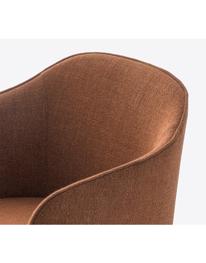 Pedrali Pedrali Laja 2 gestoffeerde fauteuil met aluminium poten