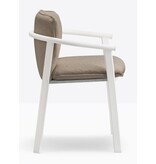 Pedrali Pedrali Lamorisse stoel met omhullend kussen en aluminium frame