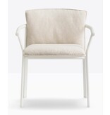 Pedrali Pedrali Lamorisse stoel met omhullend kussen en aluminium frame