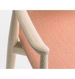 Pedrali Pedrali Malmö stoel met armleuningen en gestoffeerde zitting