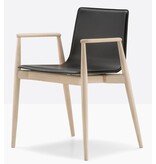 Pedrali Pedrali Malmö stoel met armleuningen en gestoffeerde zitting