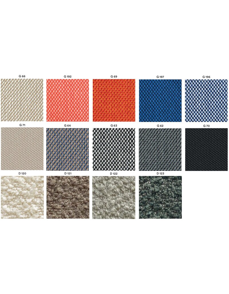 Pedrali Pedrali Malmö stoel met armleuningen en gestoffeerde zitting