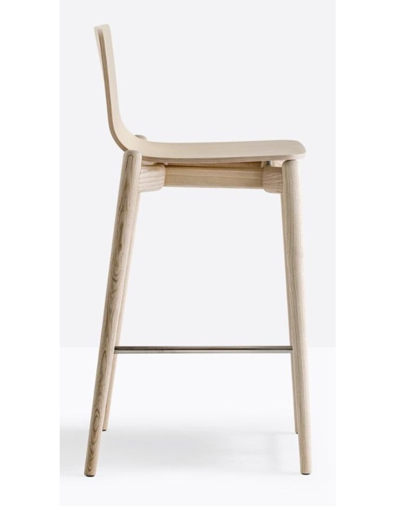 Pedrali Pedrali Malmö essenhouten kruk, verschillende zithoogte