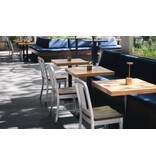 Emeco Emeco Navy chair met houten zitting