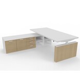 Bralco Bralco Sile hoogte instelbaar bureau met dressoir