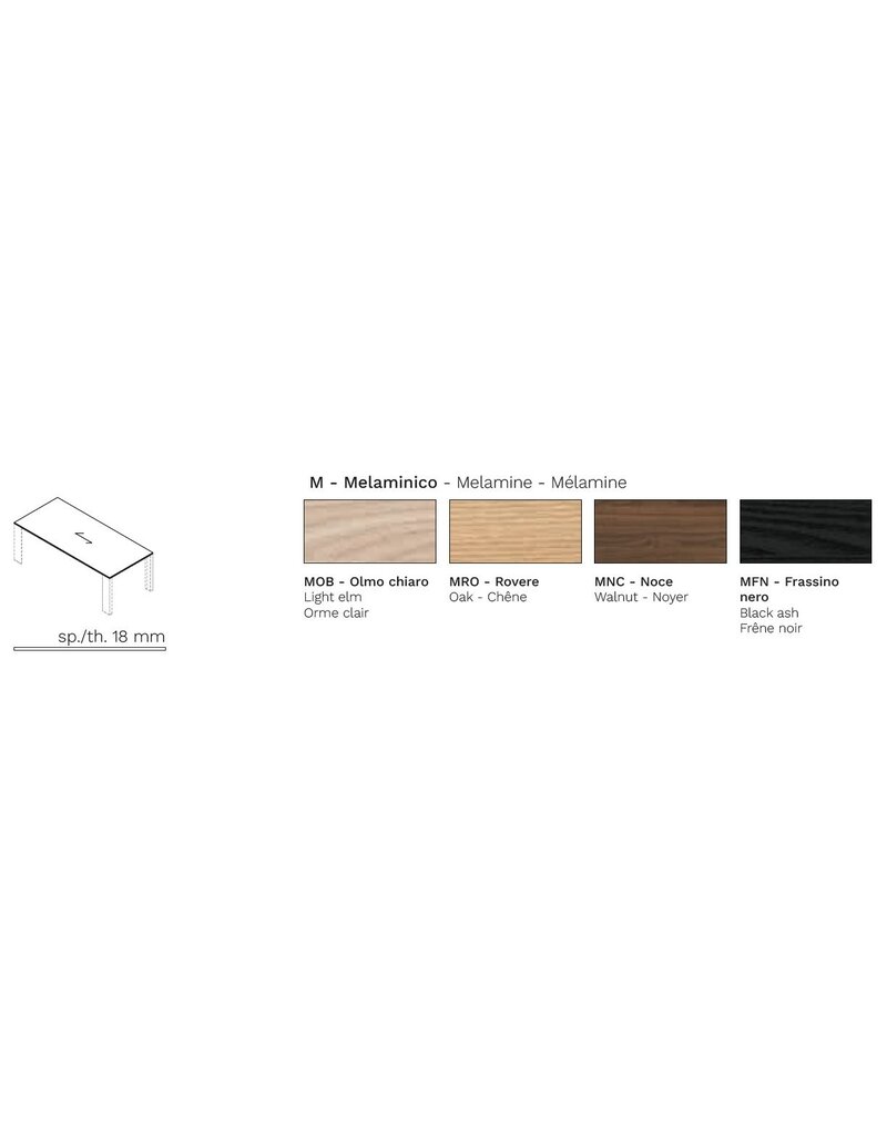 Frezza Frezza Ono bureau met optionele aanbouwtafel