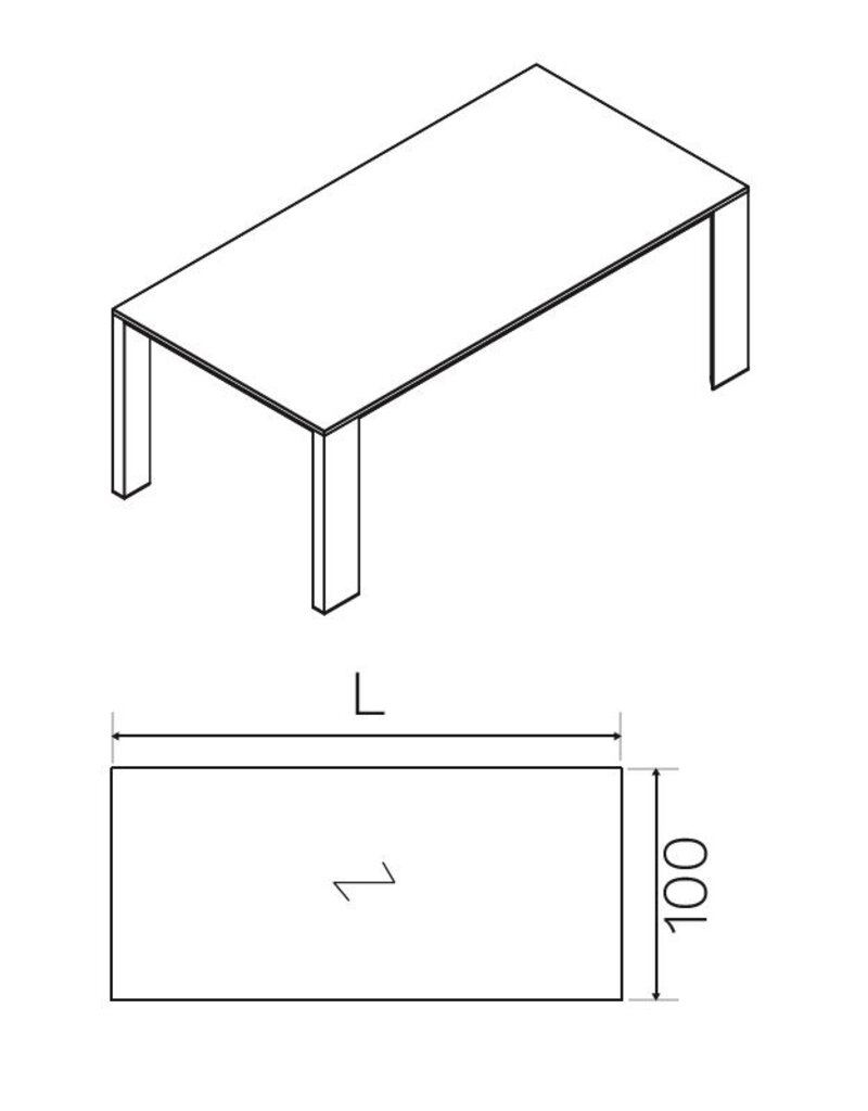 Frezza Frezza Ono bureau met optionele aanbouwtafel