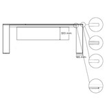 Frezza Frezza Ono bureau met dressoir rechts of links
