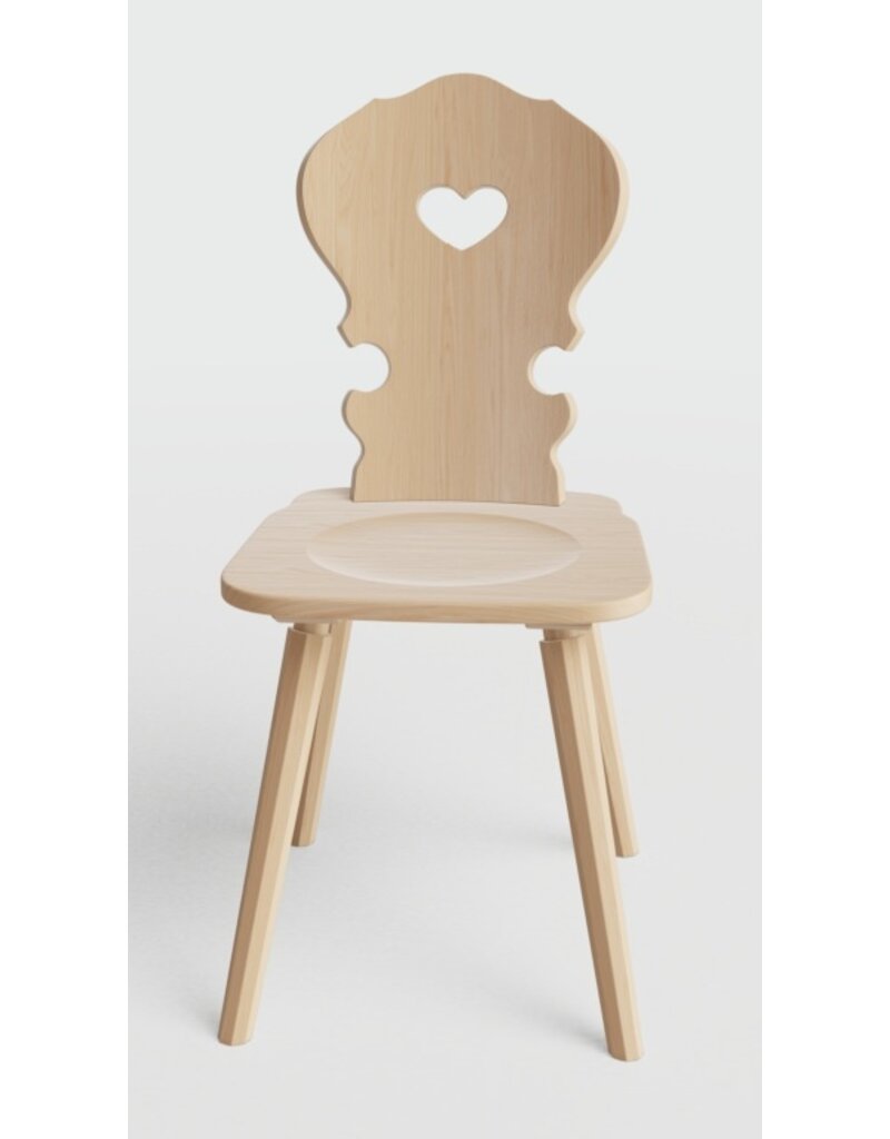 Sipa Sipa Vienna houten stoel met hart