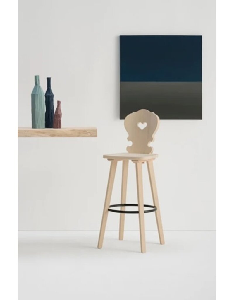 Sipa Sipa Vienna houten kruk met hart