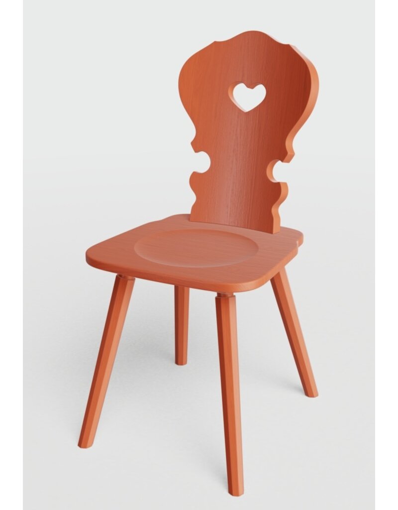 Sipa Sipa Vienna houten stoel met hart