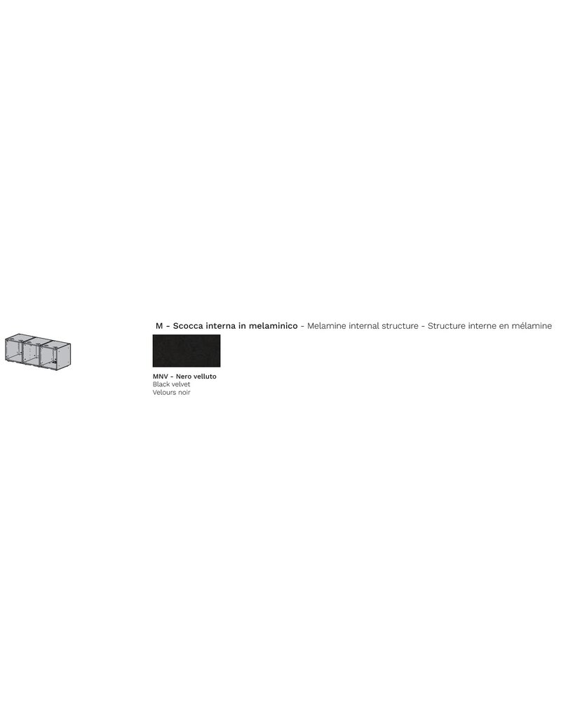 Frezza Fressa Spike dressoir met twee deuren en drie lades, 153 x 60 x 57 cm