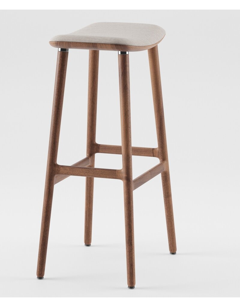 Artisan Artisan Naru houten design kruk (on)gestoffeerd