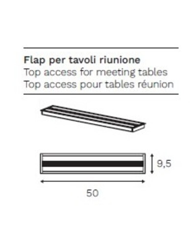Frezza Frezza Be.1 modulaire vergadertafel