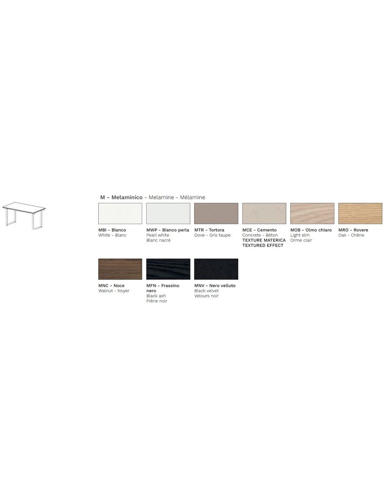 Frezza Frezza Be.1 modulaire vergadertafel