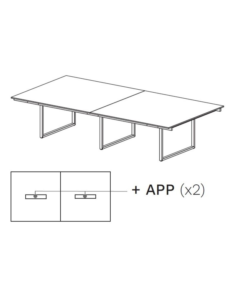 Frezza Frezza Be.1 modulaire vergadertafel
