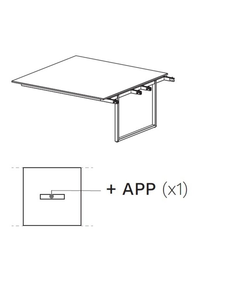 Frezza Frezza Be.1 modulaire vergadertafel