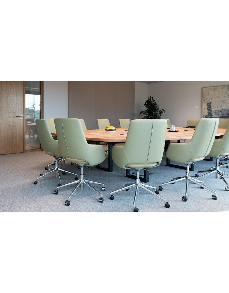 Artifort Artifort Jima draaibare fauteuil op wielen