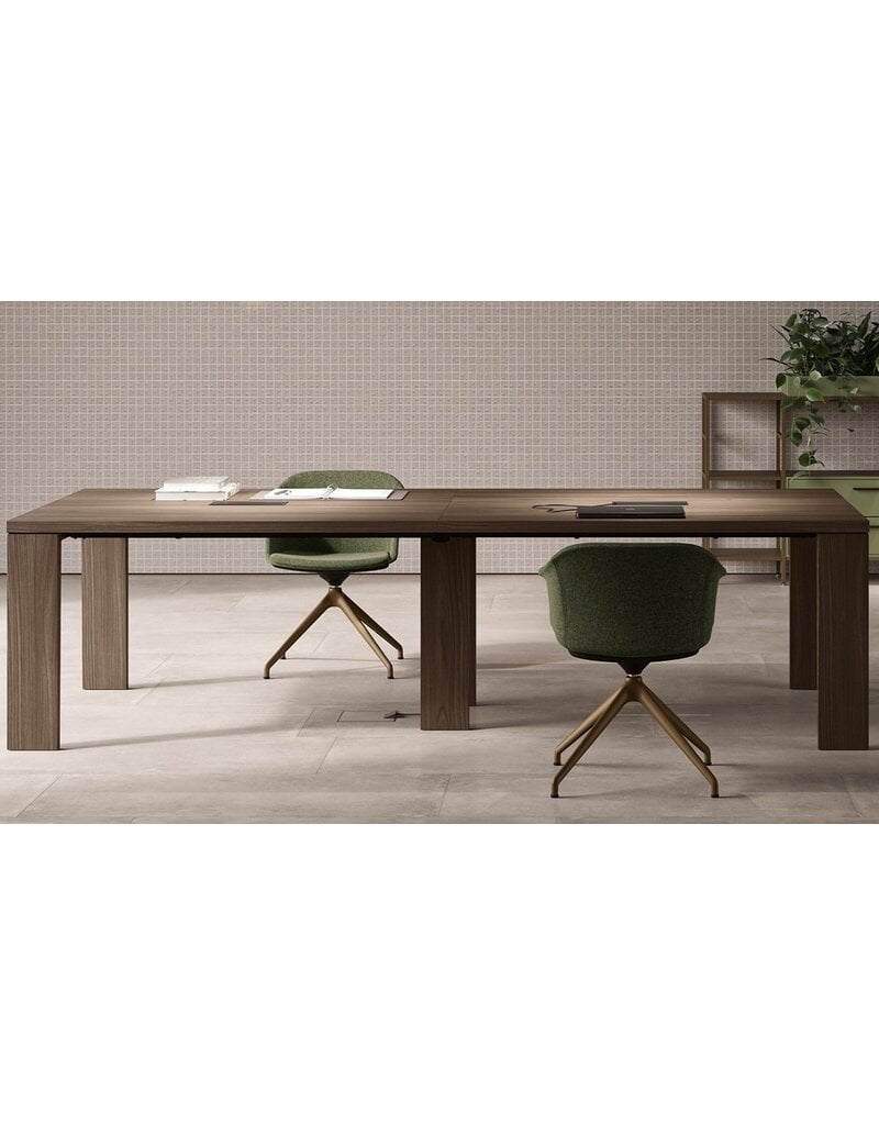 Bralco Bralco Sile 4 vergadertafel met kabeldoorvoer