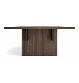 Bralco Bralco Sile 4 Management vergadertafel met kleur inleg