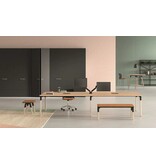 Bralco Bralco Polare modulair bureau met dressoir links- of rechtszijdig in veel kleuren leverbaar