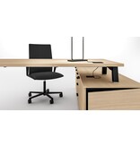Bralco Bralco Polare modulair bureau met dressoir links- of rechtszijdig in veel kleuren leverbaar