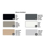 Bralco Bralco Polare modulair bureau met dressoir links- of rechtszijdig in veel kleuren leverbaar