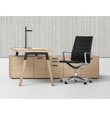Bralco Bralco Polare modulair bureau met dressoir links- of rechtszijdig in veel kleuren leverbaar