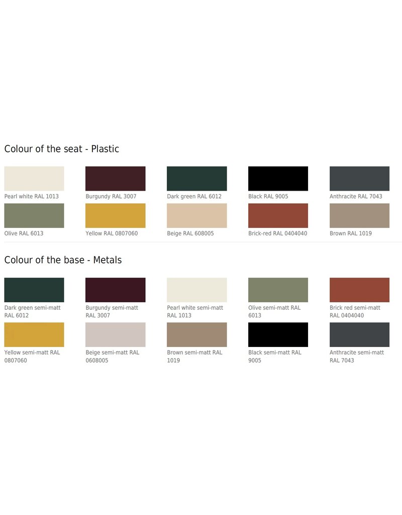 MDD MDD Team kruk met kunststof zitting