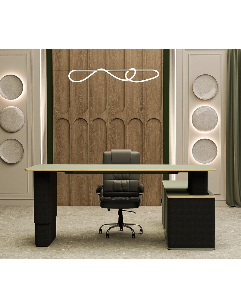 Maro Maro Eleganze elektrisch in hoogte verstelbaar bureau incl. dressoir